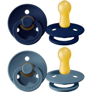 👉 Speen blauw BiBs Retro Fopspeen Deep Space Blue / Petrol 2 Stuks 5713795110483