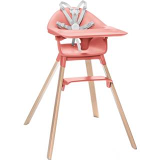 👉 Kinder stoel neutraal koraal gratis retourneren roze kinderen Stokke® Clikk™ Kinderstoel Sunny Coral 7040355520030