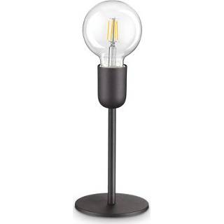 👉 Microphone metaal One Size Color-Zwart zwart Ideal Lux - Tafellamp E27 1142383060529