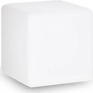 👉 Vloer lamp metaal One Size Color-Wit wit Ideal Lux - Luna Vloerlamp E27 1142383059554