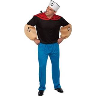 👉 Verkleedpak polyester Color-Meerkleurig mannen Witbaard Popeye heren maat M/L 8423667099323