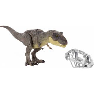 👉 Dinosaurus bruin kunststof One Size Color-Bruin Jurassic World Stomp N'Attack T-Rex 56 cm 887961938623