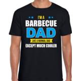 Shirt active mannen zwart Tattooed dad normal except cooler cadeau t-shirt voor heren - Vaderdagscadeaus