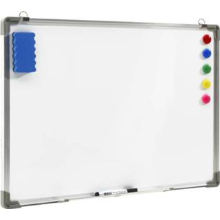 👉 Whiteboard wit staal One Size GeenKleur magnetisch 70x50 cm 8720286002292