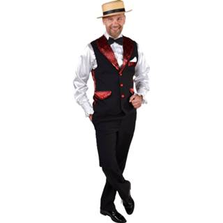 Gilet zwart polyester Color-Zwart mannen Magic Design Cancan heren maat M/L 5414349575436