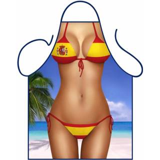 👉 Schort polyester One-Size Color-Meerkleurig Partychimp bikini Spanje 80 x 56 cm 8718924795804