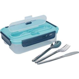 👉 Lunchbox polypropyleen One Size Color-Transparant Built NY Retro 1 liter 2-delig 5057982055684