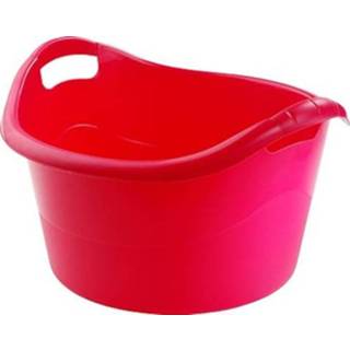 👉 Handvat rood kunststof One Size Color-Rood Hega ronde teil Barreño 18 liter 45 x 26,5 cm handvatten 8720585136797