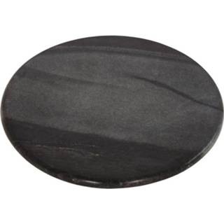 👉 Snijplank zwart marmer One Size Color-Zwart Home Delight rond Ø25cm - Default Title 8719831096121