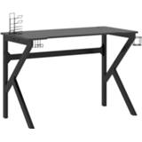 👉 Zwart Vidaxl Gamingbureau Met K-vormige Poten 110x60x75 Cm 8720286566657