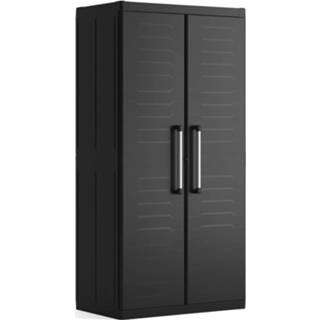 👉 Opbergkast zwart XL Keter Hoog Detroit 8013183120153