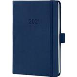 👉 Blauw Weekagenda Sigel Conceptum A6 2021 Donkerblauw 4004360811685