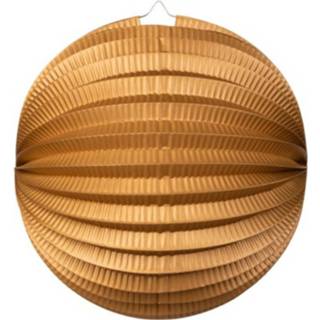 👉 Lampion papier goud Wefiesta Rond 25 Cm 5712735026983