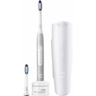 👉 Elektrische tandenborstel wit zilver Oral-b Pulsonic Slim 4200 Zilver/wit 4210201233695