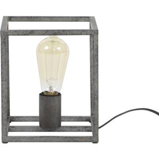 👉 Tafellamp zilver Dimehouse Industrieel Hardin - Oud 1-lichts 7106613334648