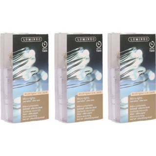 👉 Kerstverlichting wit 3x Led Micro Koel 40 Lampjes - Lichtsnoeren 8720147740509