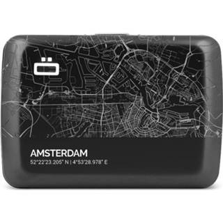 👉 Creditcardhouder zwart aluminium Ogon Designs Stockholm V2 Rfid - V2.0 Smart Case City Map Amsterdam 8720261292038