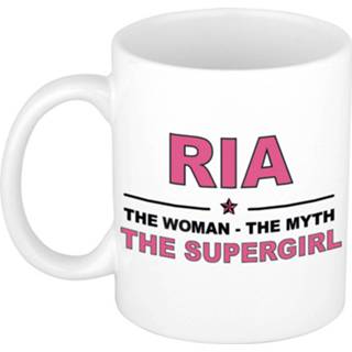👉 Mok active vrouwen Ria The woman, myth supergirl collega kado mokken/bekers 300 ml