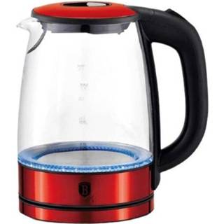 👉 Waterkoker rood glas Berlinger Haus Burgundy 1,7 Liter 2200w 5999108418471
