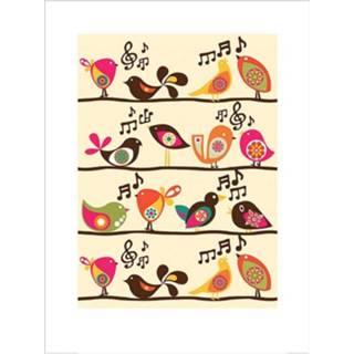 👉 Kunstdruk Pyramid Valentina Ramos Singing Birds 60x80cm 5051265402646