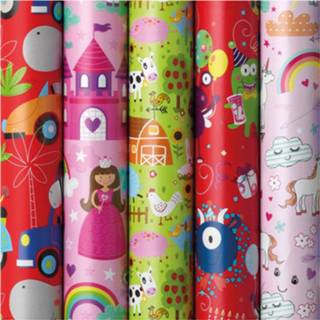 👉 Cadeaupapier papier Verhaak Bambini Junior 200 X 70 Cm 5 Stuks 8713261320610