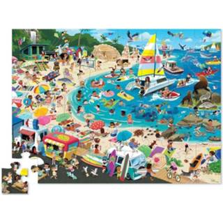 👉 Puzzel One Size meerkleurig Crocodile Creek Day at the Beach - 48 stukjes 732396406387