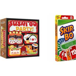 👉 Kaartspel Spellenbundel - 2 Stuks Sushi Go Party & Skip-bo 8720663066138