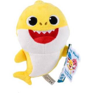 👉 Knuffel geel pluche baby's Baby Shark Karakter 15 Cm - Knuffeldier 8720576780992