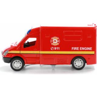 👉 Brandweerwagen rood Toi-toys Emergency Series 16 Cm Die-cast 8720585205332