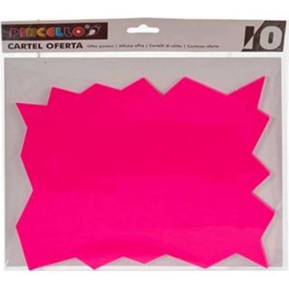 👉 Roze papier Pincello Promotiestickers 25 X 26,5 Cm 10 Stuks 8720585174218