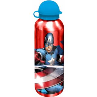 Thermosfles rood aluminium Marvel Captain America 500 Ml 8720585176304