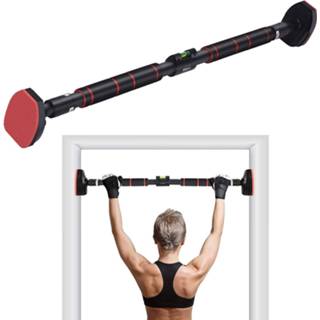 👉 Optrekstang 4sportz Met Waterpas 74-100 Cm - Pull Up Bar Max 150 Kg 8720572200951