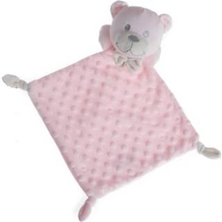 👉 Knuffeldoek roze textiel Gamberritos Knuffeldoekje Beertje Junior 50 Cm 8432443655677