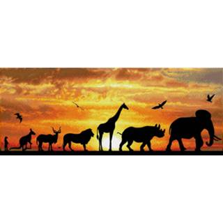 👉 Diamond Dotz African Sky Painting, 18.910 Dotz, 72x22 Cm 4895225915156