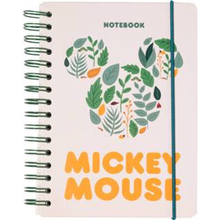 👉 Notitieboek wit Disney Micky Mouse Hardcover A5 14,8 X 21 Cm 8435497223793