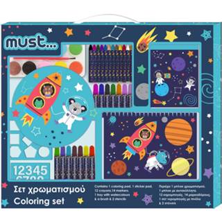👉 Must Kleurset Space Junior 54 X 47 Cm 31-delig 5205698536076