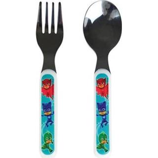👉 Bestek metaal kunststof Pj Masks Lepel En Vork 2 Delig - Set 3524550055985