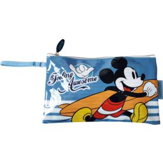 👉 Toilettas blauw PVC polyester Disney Toilettas/etui Mickey 24 X 14 Cm Pvc/polyester 8430957136057