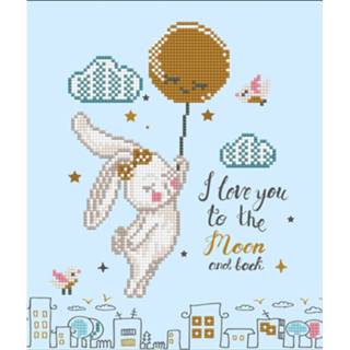 👉 Diamond Dotz Love You Painting, 2.222 Dotz, 32x32 Cm 4895225912384