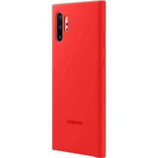 👉 Siliconen hoesje rood Note10 + 8806090043451