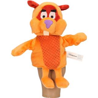 👉 Handpop bruine oranje Bruine/oranje Bevers Handpoppen Knuffels 25 Cm Fabeltjeskrant Ed/willem Bever Knuffeldieren - 8720276104166