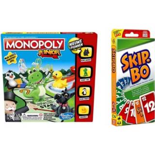 👉 Spellenbundel - 2 Stuks Monopoly Junior & Skip-bo 8720663071880