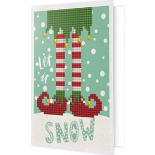 👉 Diamond Dotz Let It Snow Painting, 842 Dotz, 18x13 Cm 4897073247939