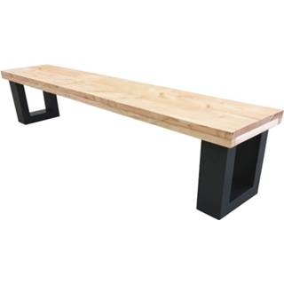 👉 Tuinbank antraciet Wood4you - New England Douglas 140lx40hx38d Cm 7445911867893