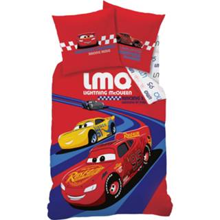 👉 Dekbedovertrek katoen Disney Cars Racing - Eenpersoons 140 X 200 Cm 3272760476495