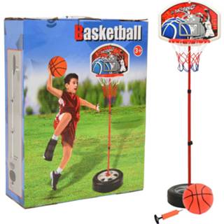 👉 Kinderen Vidaxl Kinderbasketbalset Verstelbaar 120 Cm 8720286503805