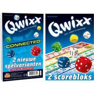 👉 Dobbelspel Spellenbundel - 2 Stuks Qwixx Connected & Extra Scoreblocks 8720663098238