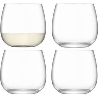 👉 Wijnglazenset transparant glas One Size Color-Transparant L.S.A. Borough 370 ml 4 stuks 5012548568985
