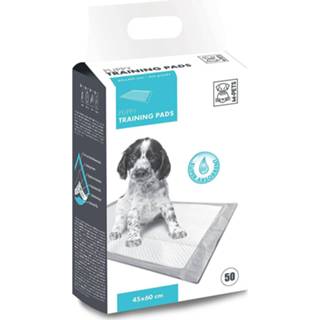 👉 Wit textiel One Size Color-Wit M-Pets trainingpads Puppy 45 x 60 cm 50 stuks 5415341005761