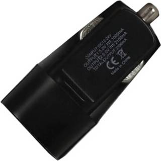 👉 Autolader zwart Be Connected 12v/24v Dual Usb 2a 8711293390502